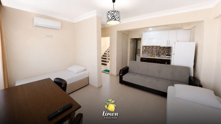 limon-pansiyon-apart-burhaniye-odalarimiz-101-Balkonlu-Standart-Oda3